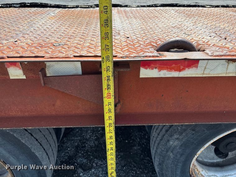 image for item DZ4650 1996 Dakota Mfg. Trail-Eze PDLX20TC31 tilt deck equipment trailer