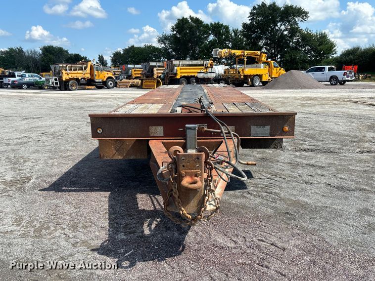 image for item DZ4651 1996 Dakota Mfg. Trail-Eze PDLX20TC31 tilt deck equipment trailer