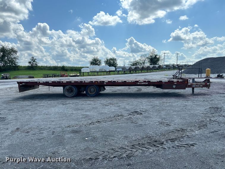 image for item DZ4651 1996 Dakota Mfg. Trail-Eze PDLX20TC31 tilt deck equipment trailer