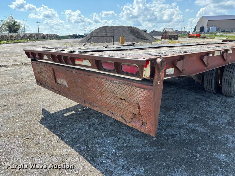image for item DZ4651 1996 Dakota Mfg. Trail-Eze PDLX20TC31 tilt deck equipment trailer