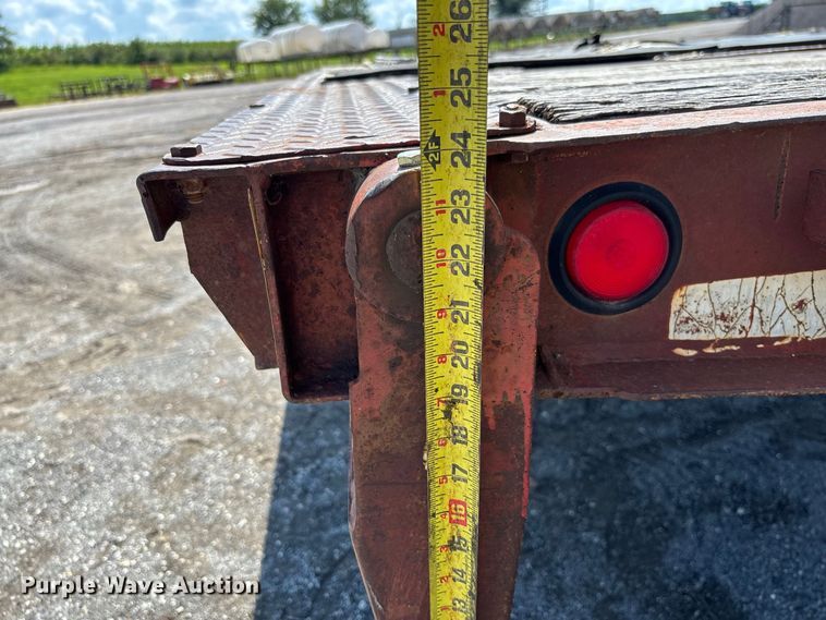 image for item DZ4651 1996 Dakota Mfg. Trail-Eze PDLX20TC31 tilt deck equipment trailer