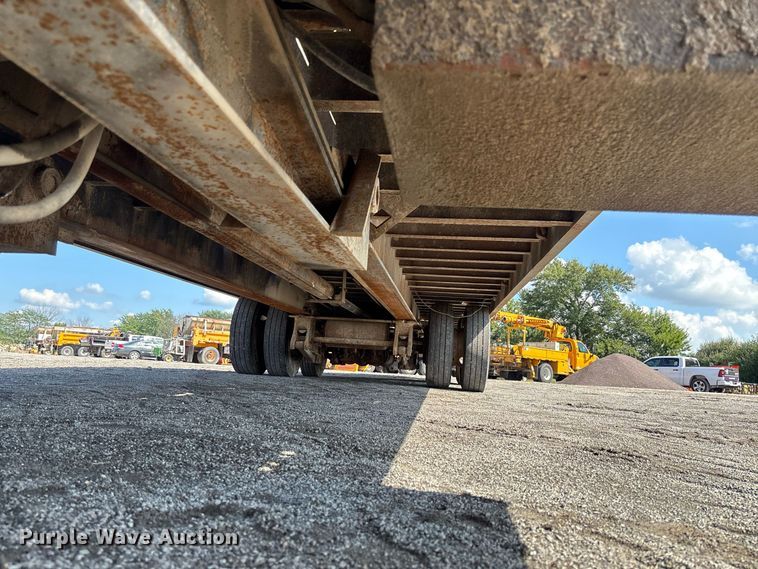 image for item DZ4651 1996 Dakota Mfg. Trail-Eze PDLX20TC31 tilt deck equipment trailer