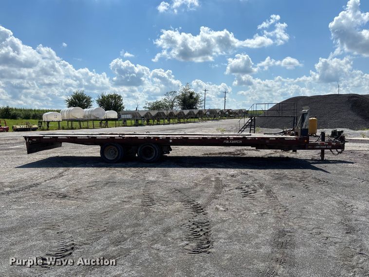 image for item DZ4652 1996 Dakota Mfg. Trail-Eze PDLX20TC31 tilt deck equipment trailer