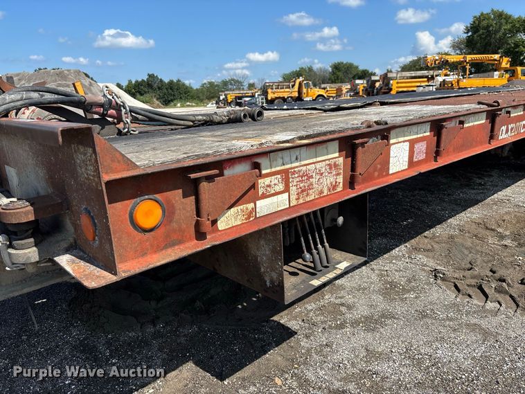 image for item DZ4652 1996 Dakota Mfg. Trail-Eze PDLX20TC31 tilt deck equipment trailer