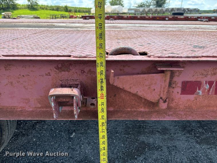 image for item DZ4653 1996 Dakota Mfg. Trail-Eze PDLX20TC31 tilt deck equipment trailer