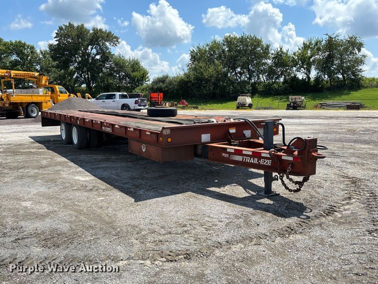 image for item DZ4655 1996 Dakota Mfg. Trail-Eze PDLX20TC31 tilt deck equipment trailer