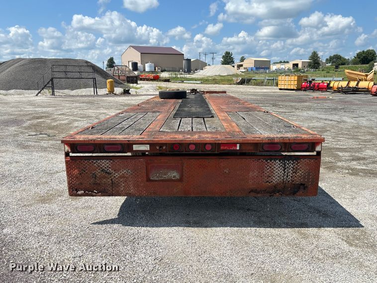 image for item DZ4655 1996 Dakota Mfg. Trail-Eze PDLX20TC31 tilt deck equipment trailer