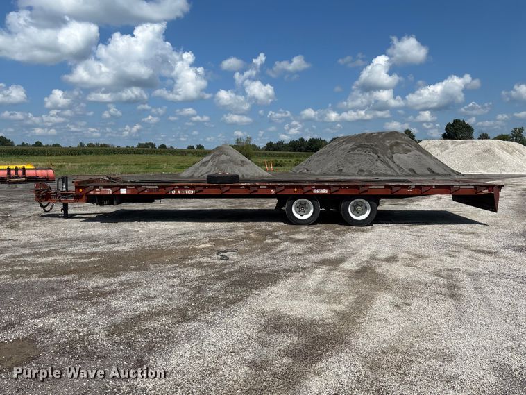 image for item DZ4655 1996 Dakota Mfg. Trail-Eze PDLX20TC31 tilt deck equipment trailer