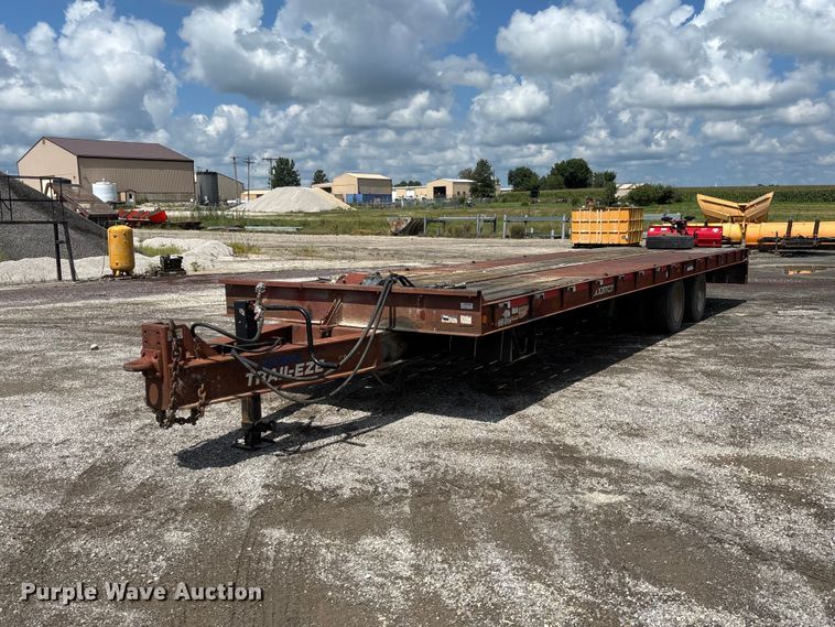 image for item DZ4657 1997 Dakota Mfg. PDLX20TC31 tilt deck equipment trailer