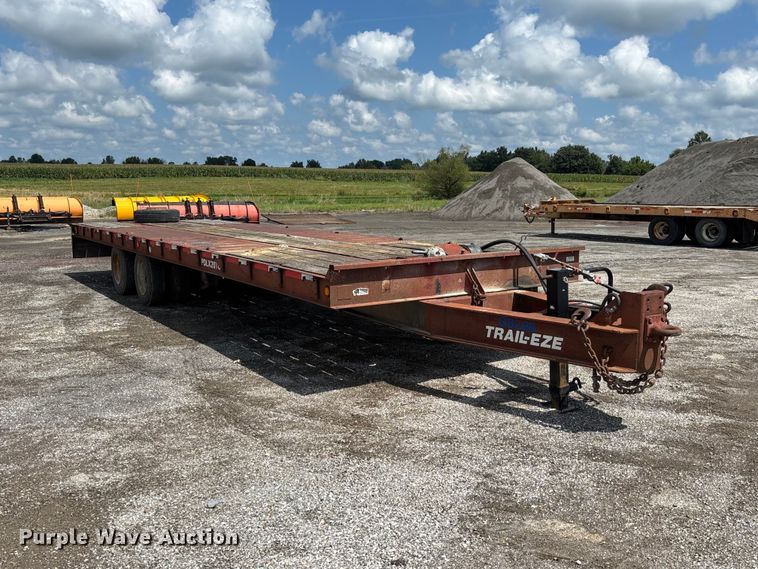 image for item DZ4657 1997 Dakota Mfg. PDLX20TC31 tilt deck equipment trailer