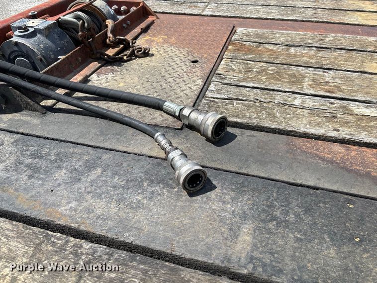 image for item DZ4657 1997 Dakota Mfg. PDLX20TC31 tilt deck equipment trailer