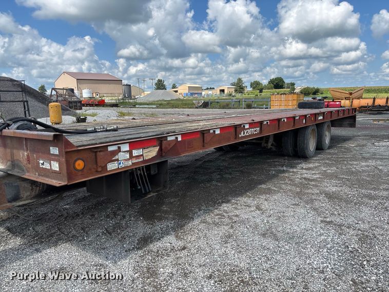 image for item DZ4657 1997 Dakota Mfg. PDLX20TC31 tilt deck equipment trailer