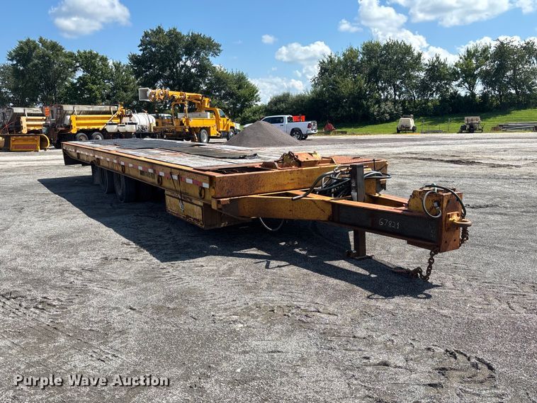 image for item DZ4659 1992 Trail-Eze PLP20T31 tilt deck equipment trailer