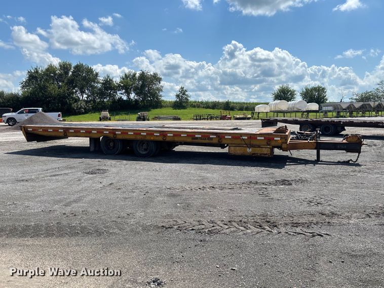image for item DZ4659 1992 Trail-Eze PLP20T31 tilt deck equipment trailer