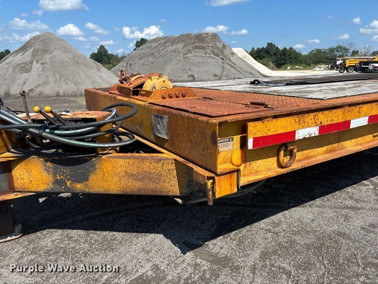 image for item DZ4659 1992 Trail-Eze PLP20T31 tilt deck equipment trailer