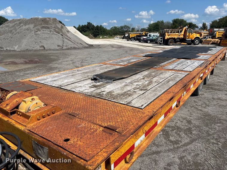 image for item DZ4659 1992 Trail-Eze PLP20T31 tilt deck equipment trailer