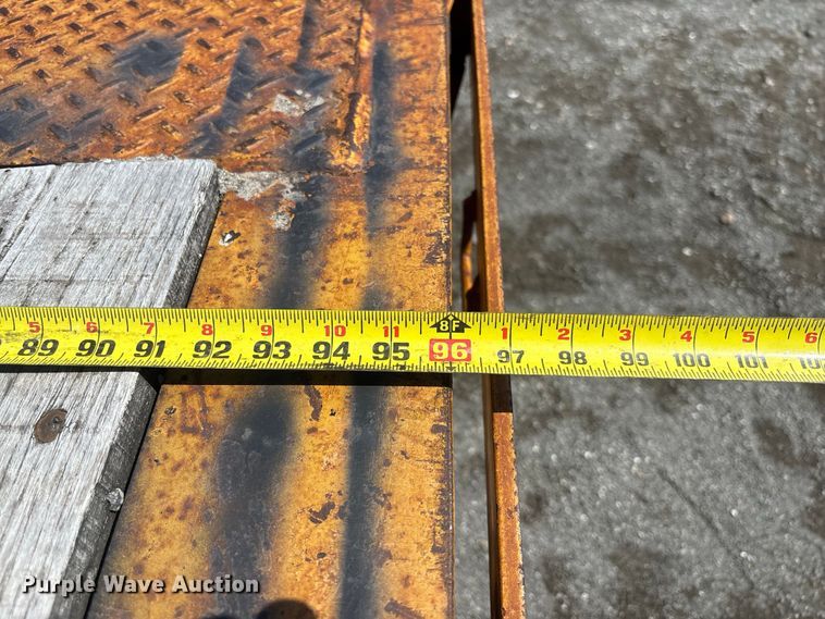 image for item DZ4659 1992 Trail-Eze PLP20T31 tilt deck equipment trailer