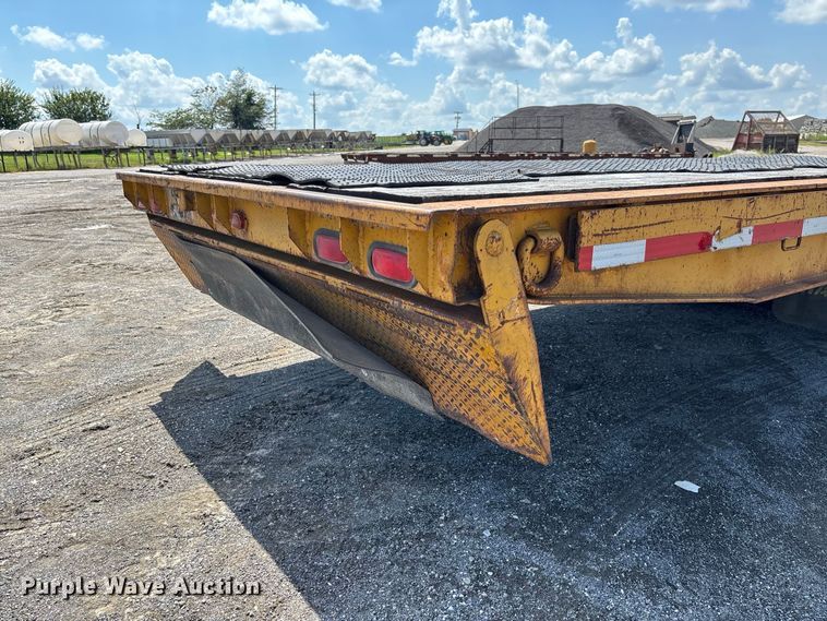 image for item DZ4659 1992 Trail-Eze PLP20T31 tilt deck equipment trailer