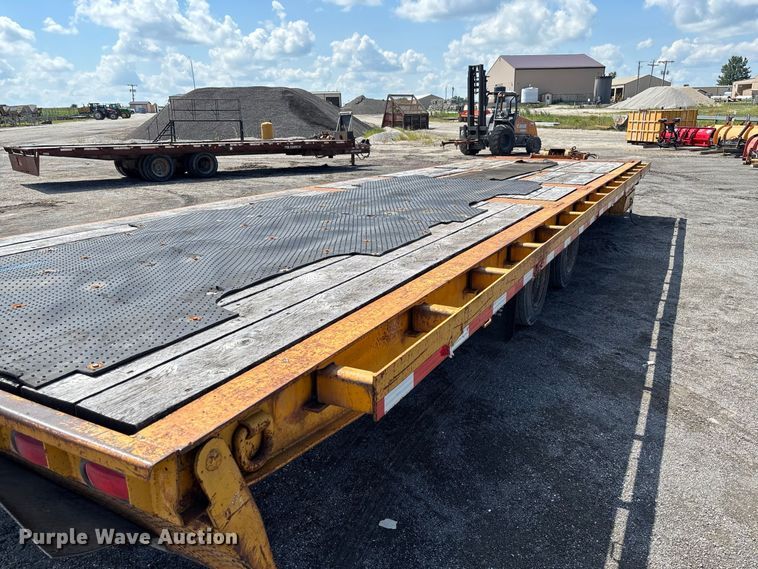 image for item DZ4659 1992 Trail-Eze PLP20T31 tilt deck equipment trailer