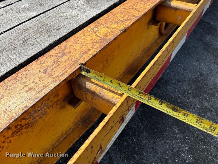 image for item DZ4659 1992 Trail-Eze PLP20T31 tilt deck equipment trailer