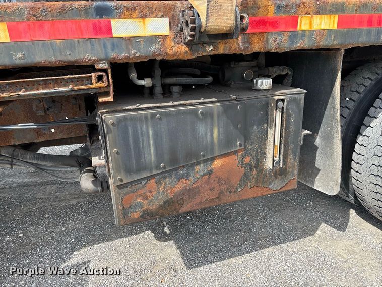 image for item DZ4660 2006 International 7400 Crew Cab dump flatbed truck