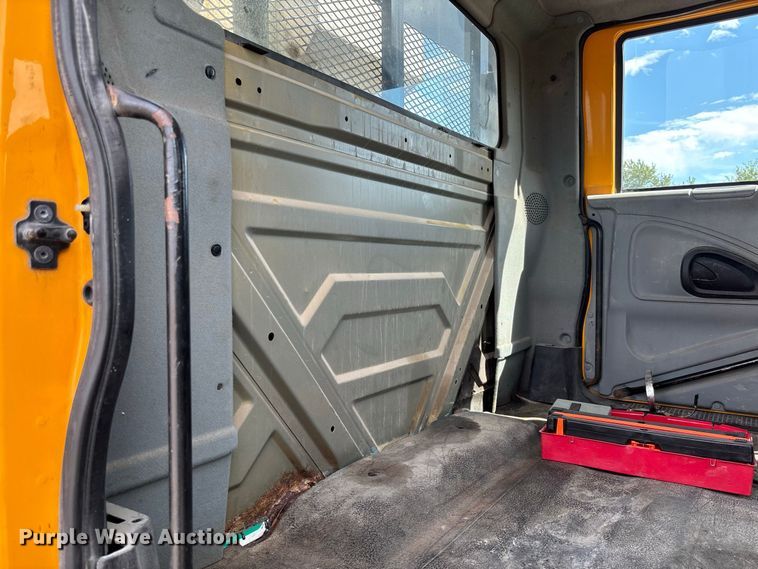 image for item DZ4660 2006 International 7400 Crew Cab dump flatbed truck