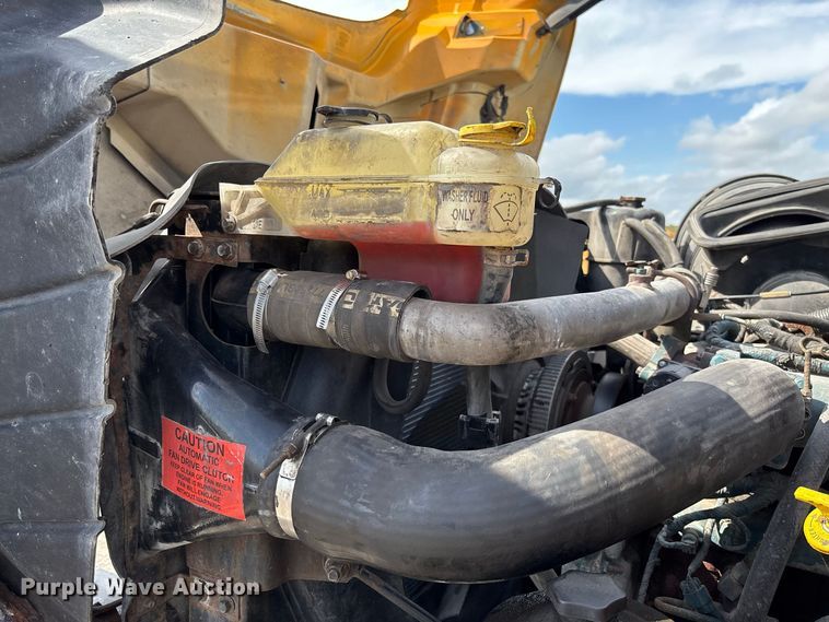 image for item DZ4660 2006 International 7400 Crew Cab dump flatbed truck