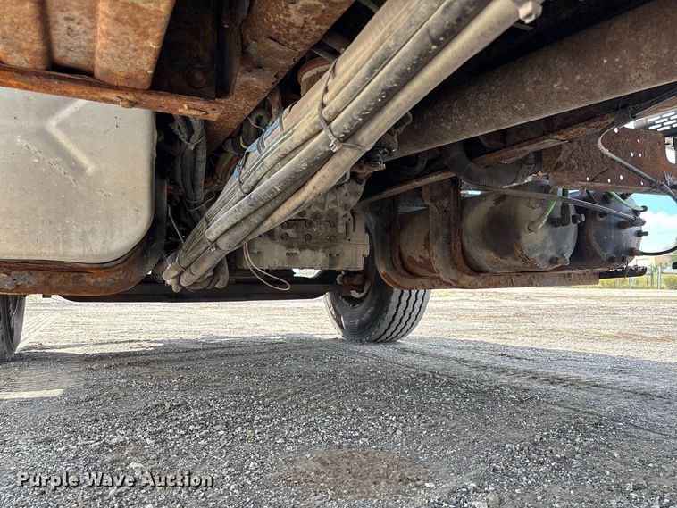 image for item DZ4660 2006 International 7400 Crew Cab dump flatbed truck