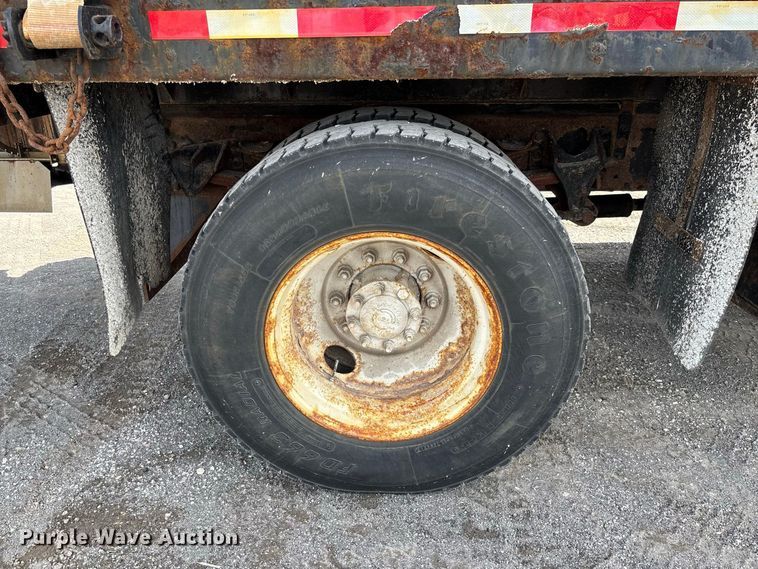 image for item DZ4660 2006 International 7400 Crew Cab dump flatbed truck