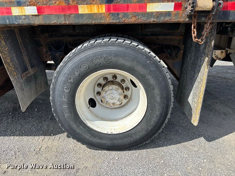 image for item DZ4660 2006 International 7400 Crew Cab dump flatbed truck
