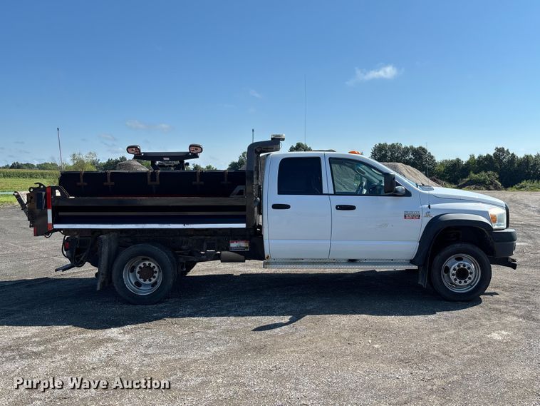 image for item DZ4663 2009 Dodge Ram 5500 dump truck