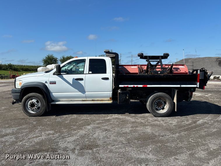 image for item DZ4663 2009 Dodge Ram 5500 dump truck