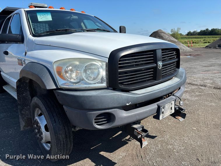 image for item DZ4663 2009 Dodge Ram 5500 dump truck