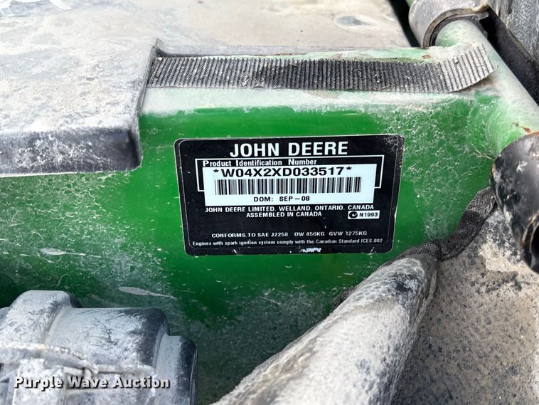 image for item DZ4667 2008 John Deere Gator utility vehicle