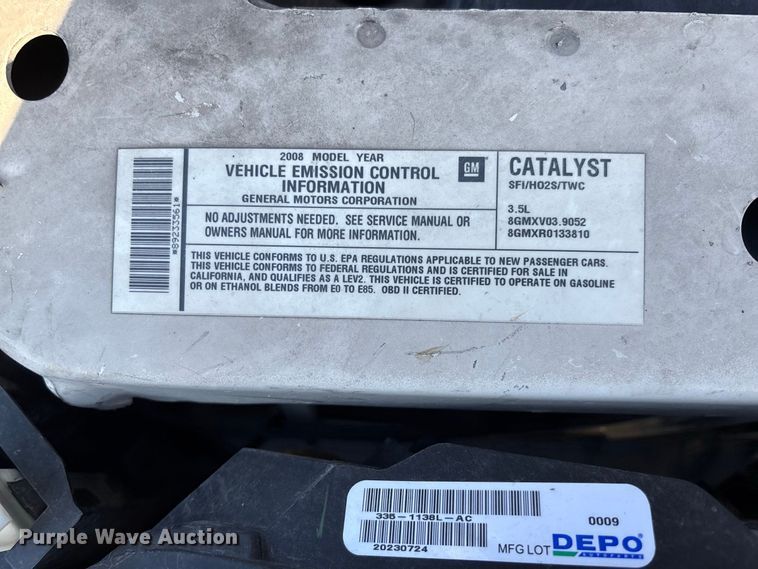 image for item DZ4669 2008 Chevrolet Impala 