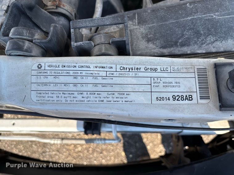image for item DZ4671 2009 Dodge Ram 2500 Ext. Cab utility bed pickup truck