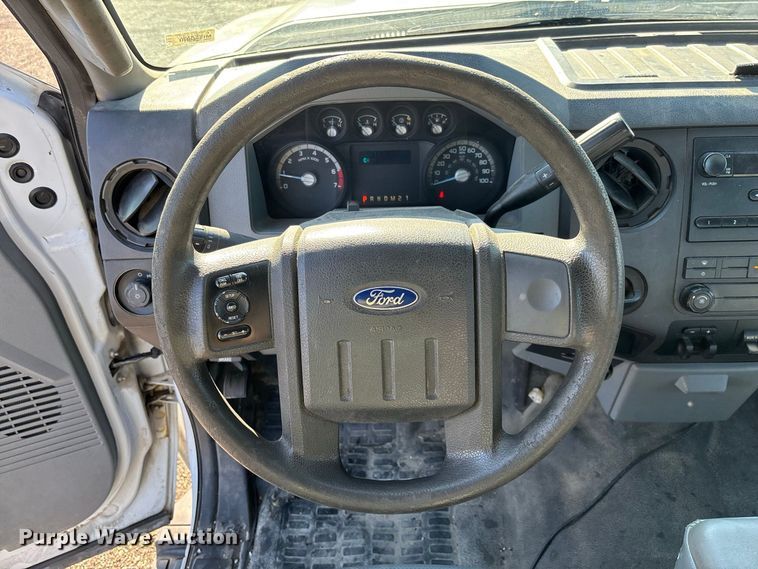 image for item DZ4673 2011 Ford F350 Super Duty XL Ext. Cab utility bed pickup truck