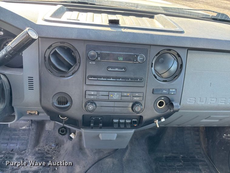 image for item DZ4673 2011 Ford F350 Super Duty XL Ext. Cab utility bed pickup truck