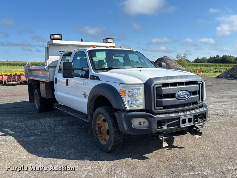image for item DZ4675 2015 Ford F550 Super Duty XL Crew Cab dump truck