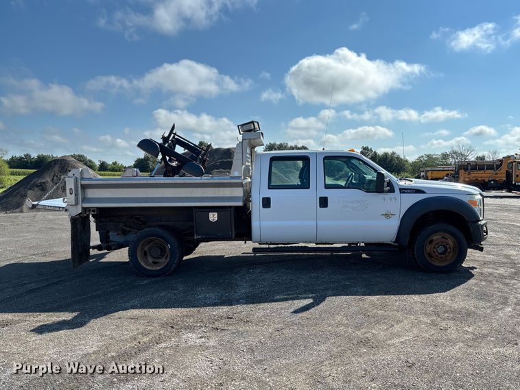 image for item DZ4675 2015 Ford F550 Super Duty XL Crew Cab dump truck
