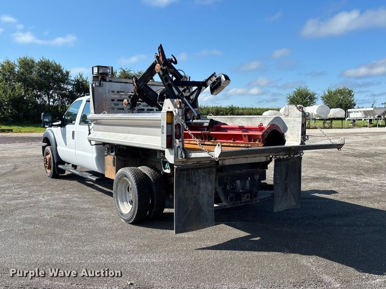 image for item DZ4675 2015 Ford F550 Super Duty XL Crew Cab dump truck