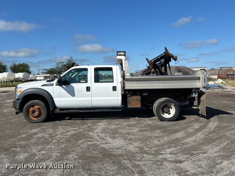 image for item DZ4675 2015 Ford F550 Super Duty XL Crew Cab dump truck