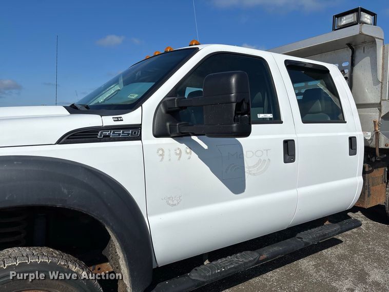 image for item DZ4675 2015 Ford F550 Super Duty XL Crew Cab dump truck