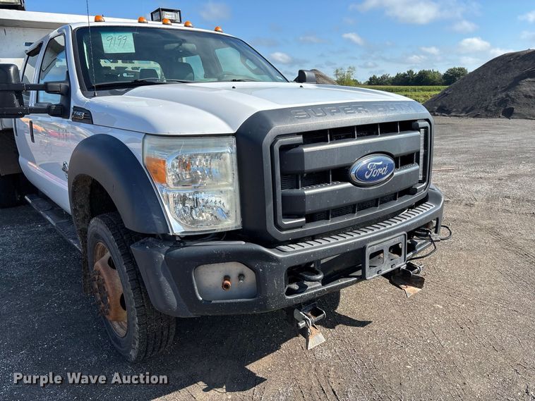 image for item DZ4675 2015 Ford F550 Super Duty XL Crew Cab dump truck