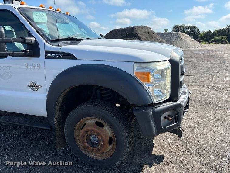 image for item DZ4675 2015 Ford F550 Super Duty XL Crew Cab dump truck