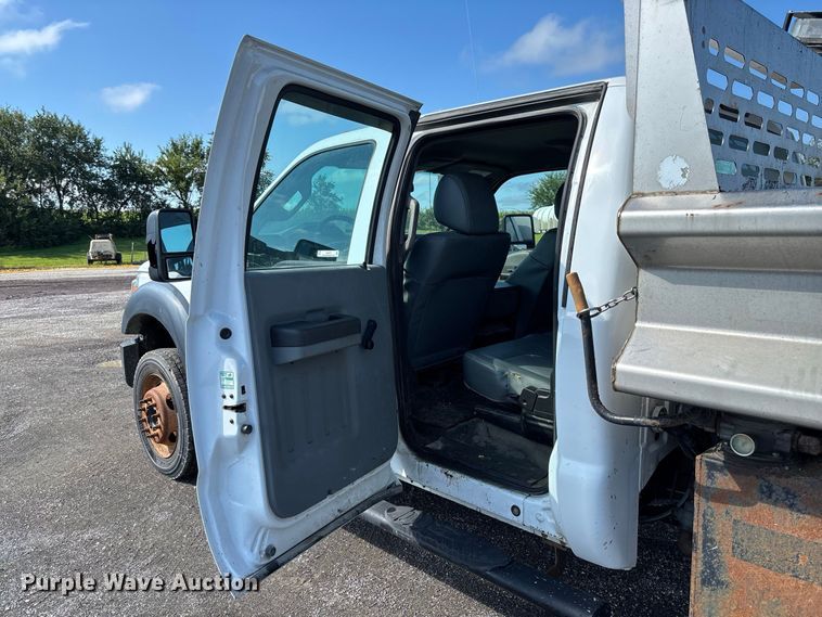 image for item DZ4675 2015 Ford F550 Super Duty XL Crew Cab dump truck