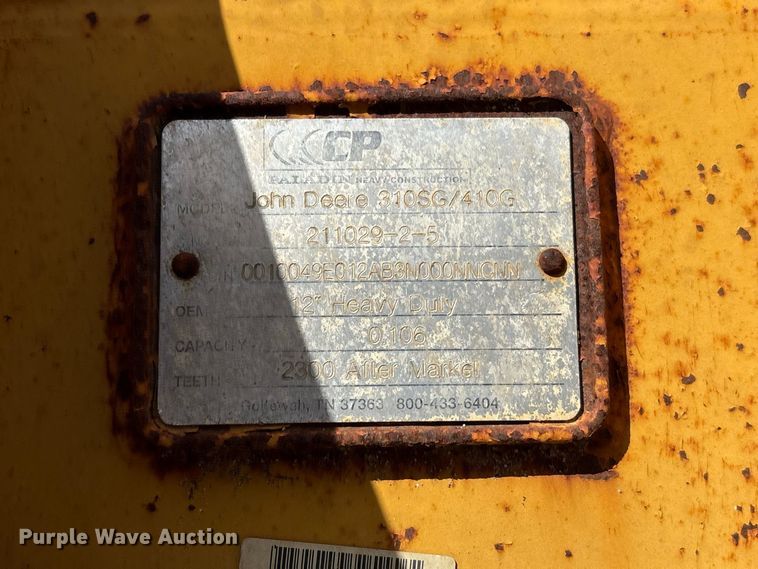 image for item DZ4678 2013 John Deere 410K backhoe