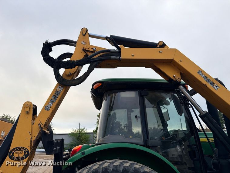 image for item ED5465 2017 John Deere 6105E MFWD tractor