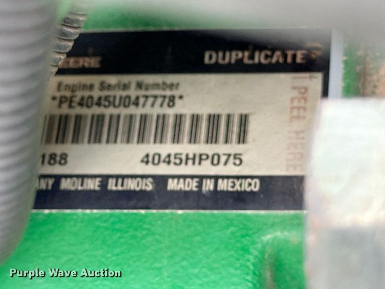 image for item ED5465 2017 John Deere 6105E MFWD tractor