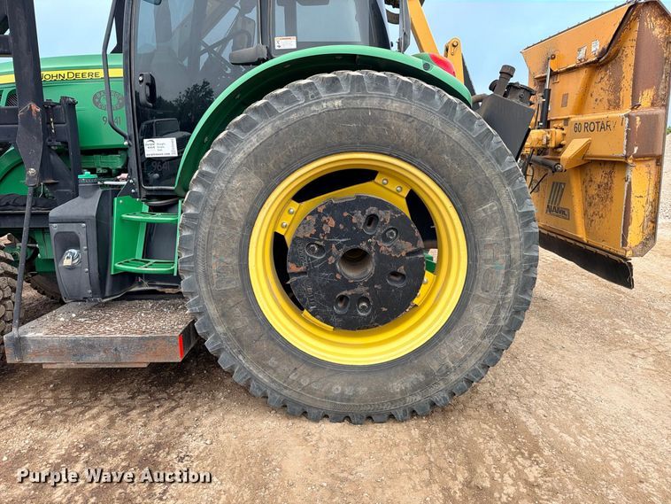 image for item ED5465 2017 John Deere 6105E MFWD tractor